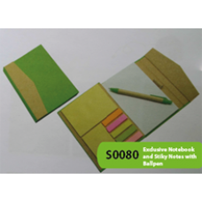 Exclusive Notebook and Sticky Notes with Ballpen